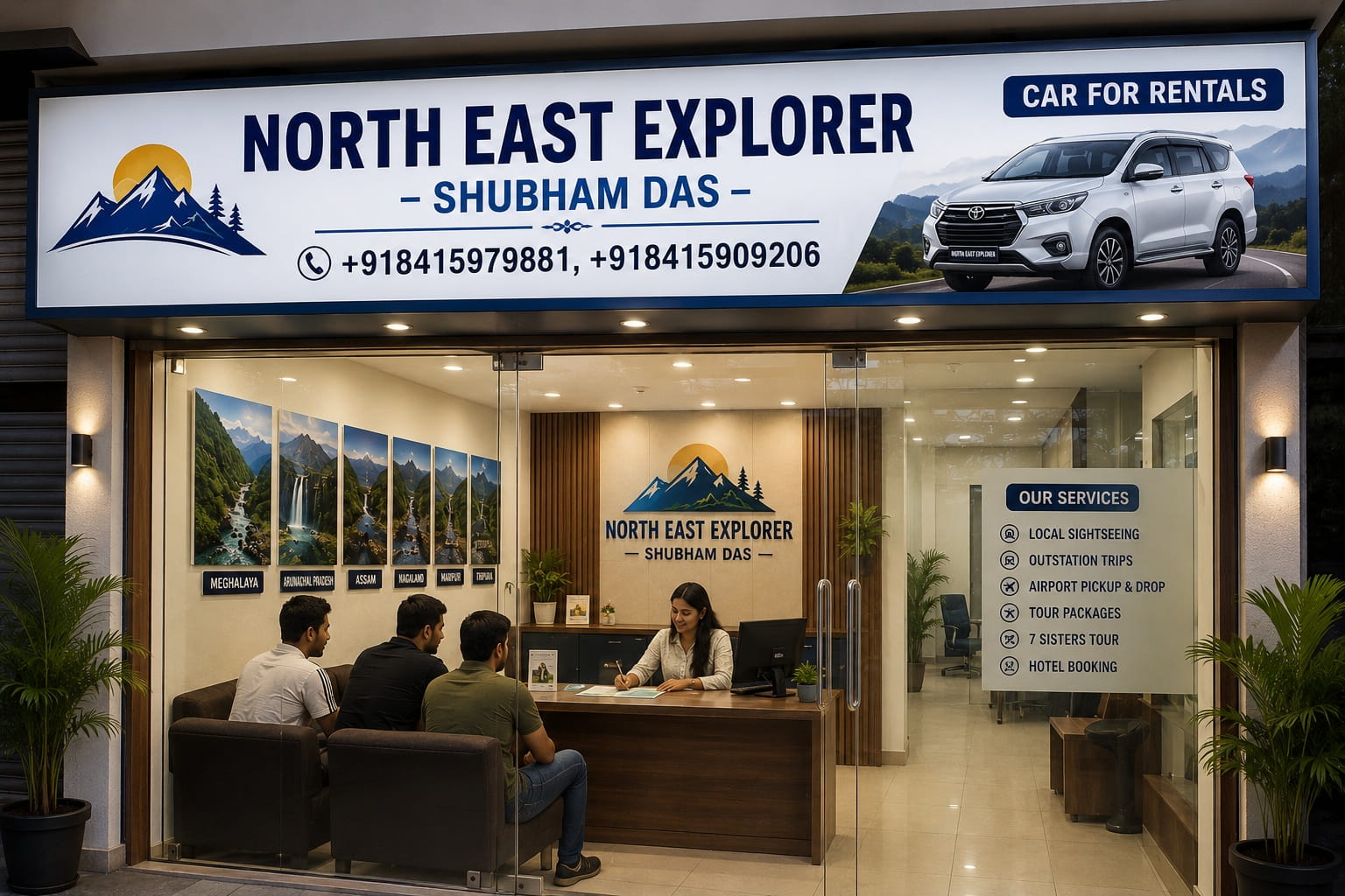 North East Explorer - Shubham Das, Call: +918415979881, +918415909206